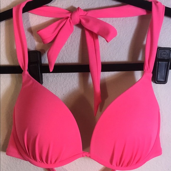 Victoria's Secret Other - Hot Pink Victoria’s Secret Push Up Bikini Top 32B